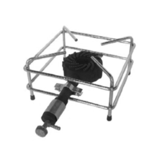 Εστία αερίου επιτραπέζια Χρωμίου VMX-301D 300X300X160mm